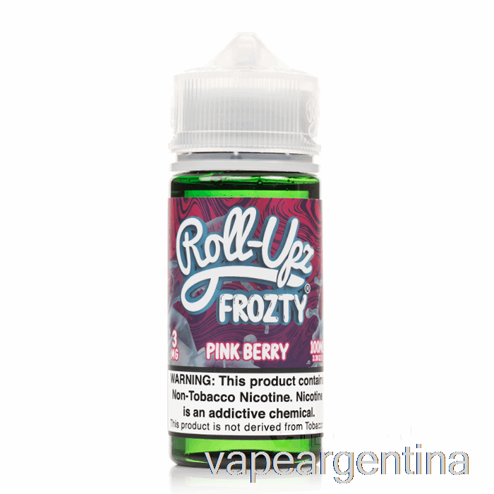Hielo De Baya Rosa - Jugo Roll-upz - 100ml 3mg Vape Argentina